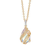 Shimmering Crystal Diamond Pendant 12649 0010 a main