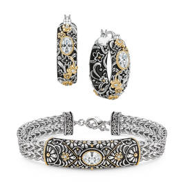 Bali Dreams Birthstone Bracelet and Earrings Set 11900 0057 d april