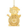 2026 Gold Ornament Collection 12530 0020 m snowman