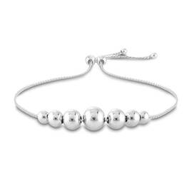 Silver Reflections Bolo Bead Bracelet 6107 001 7 1