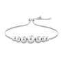 Silver Reflections Bolo Bead Bracelet 6107 001 7 1