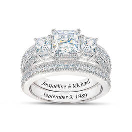 Personalized Together Forever Bridal Set 10905 0013 a main