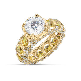 Golden Splendor Nine Carat Birthstone Ring 12621 0012 k november