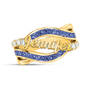 Golden Swirl Birthstone Ring 12672 0010 i september