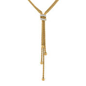 Golden Strands 14kt Gold Diamond Necklace 11195 0010 a main