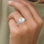 DIGITAL 1ST CONTEMPORARY PEARL RING 11730 0053 m model