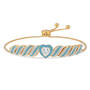 Everlasting Love Birthstone Bracelet, Personalized Everlasting Love Birthstone Bracelet 10674 0012 l december