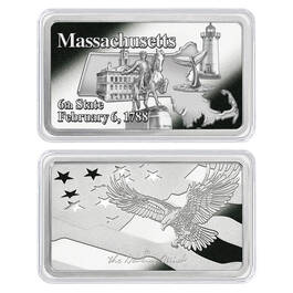 America the Beautiful Silver Plated Ingot Collection 11985 0014 t MA