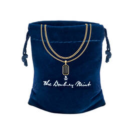 Black Onyx Pendant with FREE 22 Curb Link Chain 12571 0012 g giftpouch