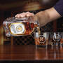 Birth Year Personalized Decanter Set, Birth Year Decanter Set 11702 0016 c pour