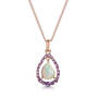 opulent opal and amethyst pendant UK OOAP a main