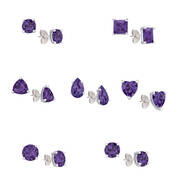 The Birthstone Earrings Set 11159 0014 b february