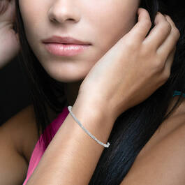 Polished Perfection Italian Silver Bracelet 12065 0015 m model