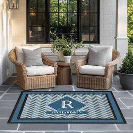 The Personalized Monogrammed Outdoor Accent Rug 12812 0029 m room