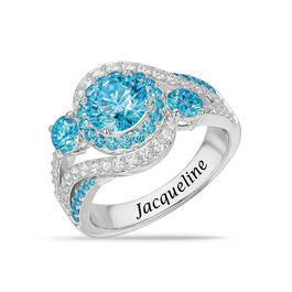 Shimmering Sea Crystal Ring 12369 0018 a main