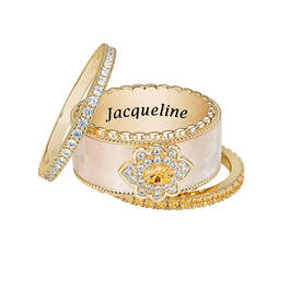Birthstone Triumph Ring Set with Free Matching Earrings 12274 0020 k november