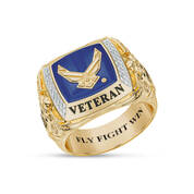 The US Air Force Diamond Heritage Ring 12827 0048 a main