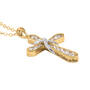 The Lords Prayer Diamond Cross Necklace 12799 0018 b side