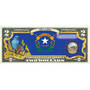 State Bird and Flower Enhanced $2 Bill Collection 11346 0026 a Nevada