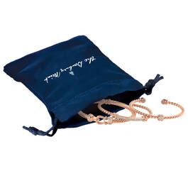 The Copper Twist Bangle Set 12854 0010 g giftpouch