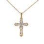 The Lords Prayer Diamond Cross Necklace 12799 0018 a main