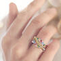 Rainbow Swirl Ring 12069 0011 m model