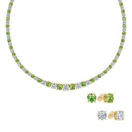 Birthstone Tennis Necklace 11948 0010 h august