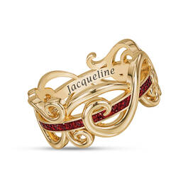 Golden Wave Birthstone Ring 12395 0016 f ring