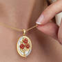 Personalized Roses Diamond Pendant 12836 0013 m model