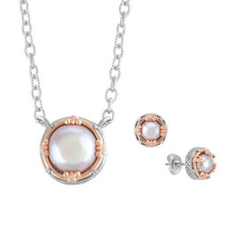 Anatoli Lavender Pearl Necklace with FREE Matching Earrings 12060 0010 a main