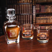 The Personalized Birth Year Decanter Set 12777 0014 b decanter