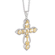 Amazing Grace Cross Pendant 12205 0016 b angle