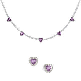 Love and Radiance Necklace with FREE Matching Earrings 12436 0017 f june
