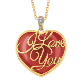 With All My Heart I Love You Jade and Diamond Pendant 10989 0012 c front
