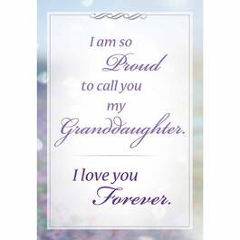 Forever Proud Granddaughter Journey Pendant with card 6840 001 9 4