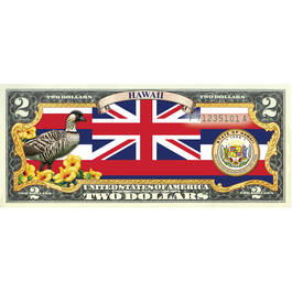 State Bird and Flower Enhanced $2 Bill Collection 11346 0026 a Hawaii