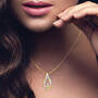 Diamond Embrace 14kt Gold Drop Pendant 11011 0012 m model