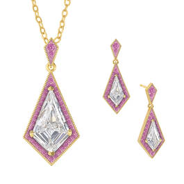 Edge of Elegance Pendant with FREE Matching Earrings 12591 0018 j october