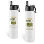 The Personalized Military Wife Insulated Water Bottle Duo 12782 0124 a main
