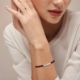 Brilliant Birthstone Bangle with Free Matching Ring 12683 0017 m model