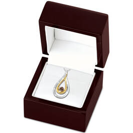 Mocha Drop Diamond Pendant 5404 002 7 2