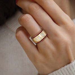 Brilliant Trio Birthstone Diamond Ring Set 12595 0014 q model