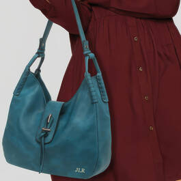 Personalized Turquoise Hobo Handbag 12831 0018 m model