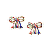 Star Spangled Elegance Bow Earrings 1302 0037 a main