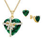 Pers My Heart Yours Birthstone Diamond Pendant with FREE Matching Earrings 12344 0018 d may