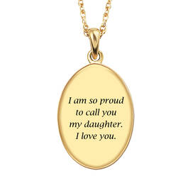 My Daughter I Love You Diamond Pendant with FREE Miracle Rose 1162 0093 c back