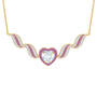 Personalized Everlasting Love Birthstone Necklace 10673 0013 j october