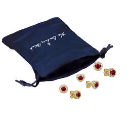 Genuine Birthstone Earring Set 12496 0014 p giftpouch
