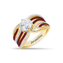 Personalized Winding Way Birthstone Ring 11761 0014 a main