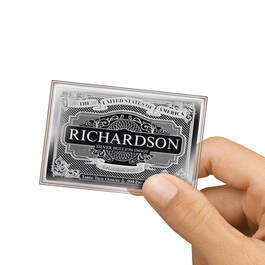 Personalized Three Ounce Silver Ingot 11800 0058 n handshot